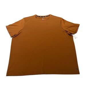 FLX Men's Urban Commuter Brown Short Sleeve Shirt, Size 4XB, NWT